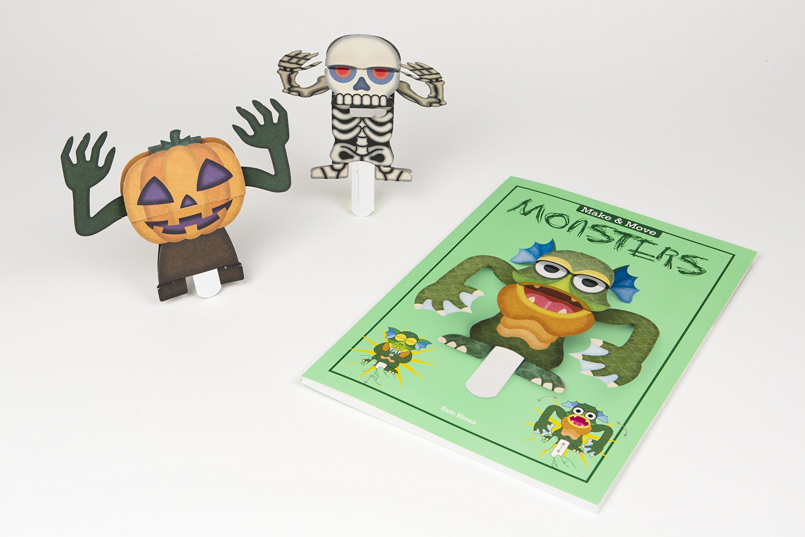 Make & Move: Monsters - 12 DIY Paper Puppets for Kids to Press Out & Play | Fun Creative Craft Activity for Birthday Parties & Classroom Projects