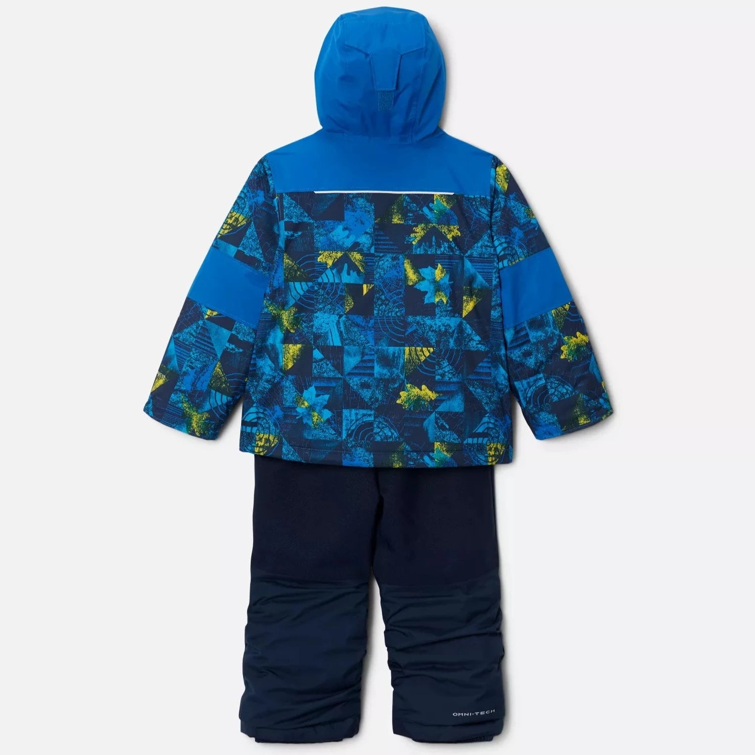 Columbia Bright Indigo Kaleidoscope Mighty Mogul Set - Waterproof Winter Jacket & Pants for Men - Perfect for Skiing, Snowboarding & Outdoor Adventures