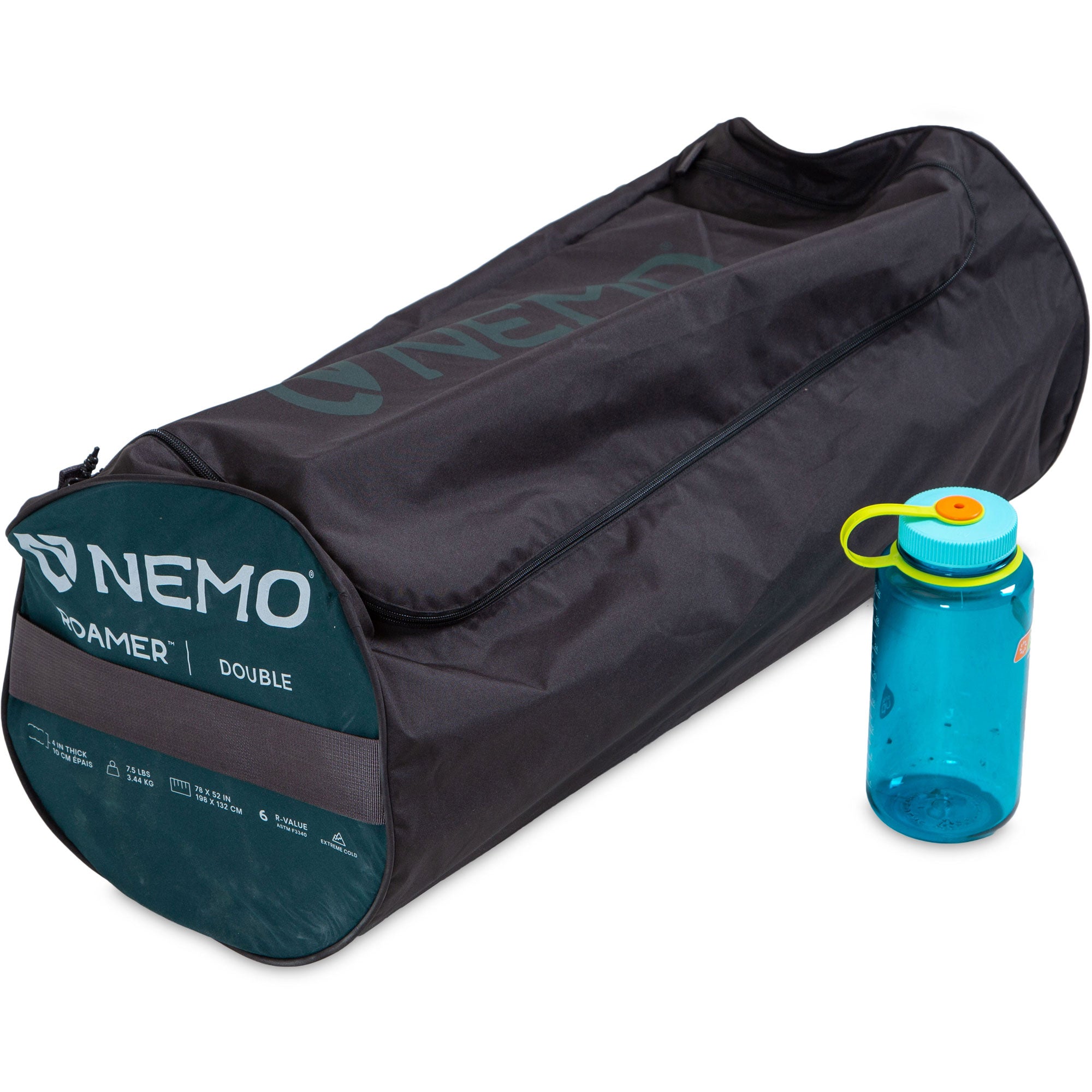 Nemo Roamer Double Sleeping Pad - Ultralight & Insulated Camping Air Mattress for Couples - Perfect for Backpacking, Hiking & Outdoor Adventures