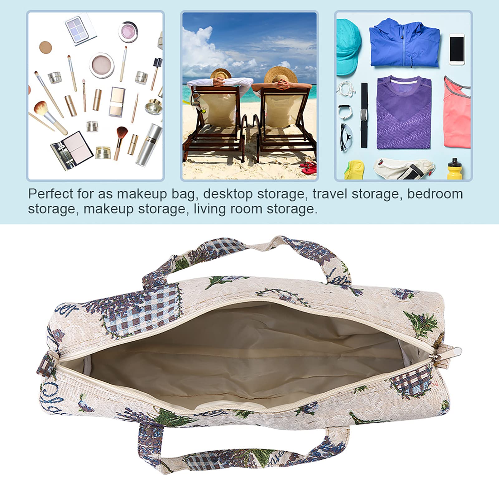 Portable Knitting Tote Bag - Yarn Storage Organizer with Multiple Pockets for Needles, Crochet Hooks & Sewing Supplies | Perfect for Knitting Projects, Craft Storage & Travel Accessories (#1)