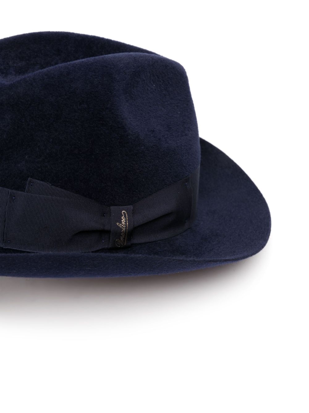 Borsalino Blue Hat for Men & Women - Classic Italian Wool Fedora - Perfect for Outdoor Events, Weddings & Fashion