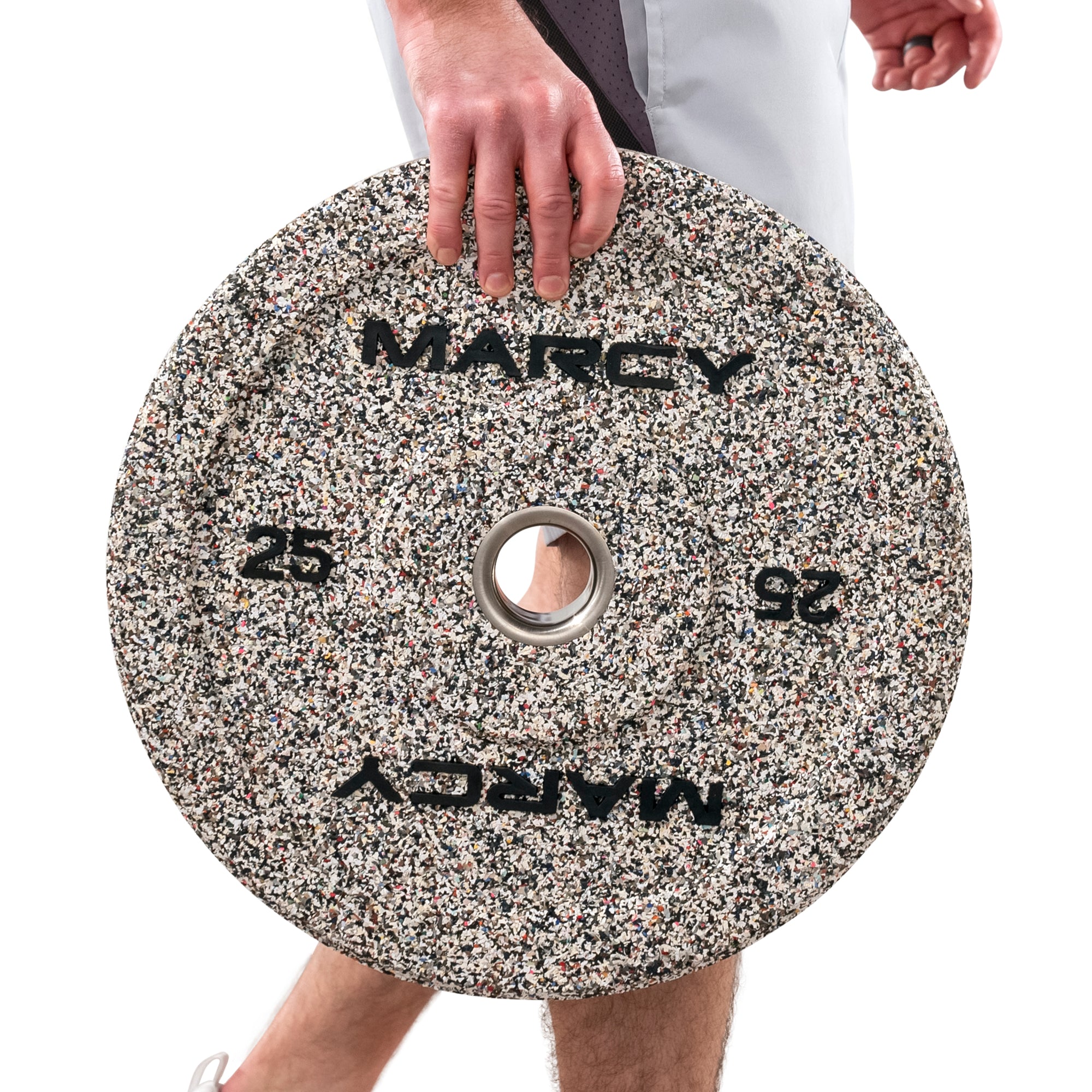 25LB Olympic Rubber Bumper Plate - High-Quality Weightlifting Plate for CrossFit, Powerlifting & Home Gym | MCBP 025 | Perfect for Strength Training & Fitness Workouts