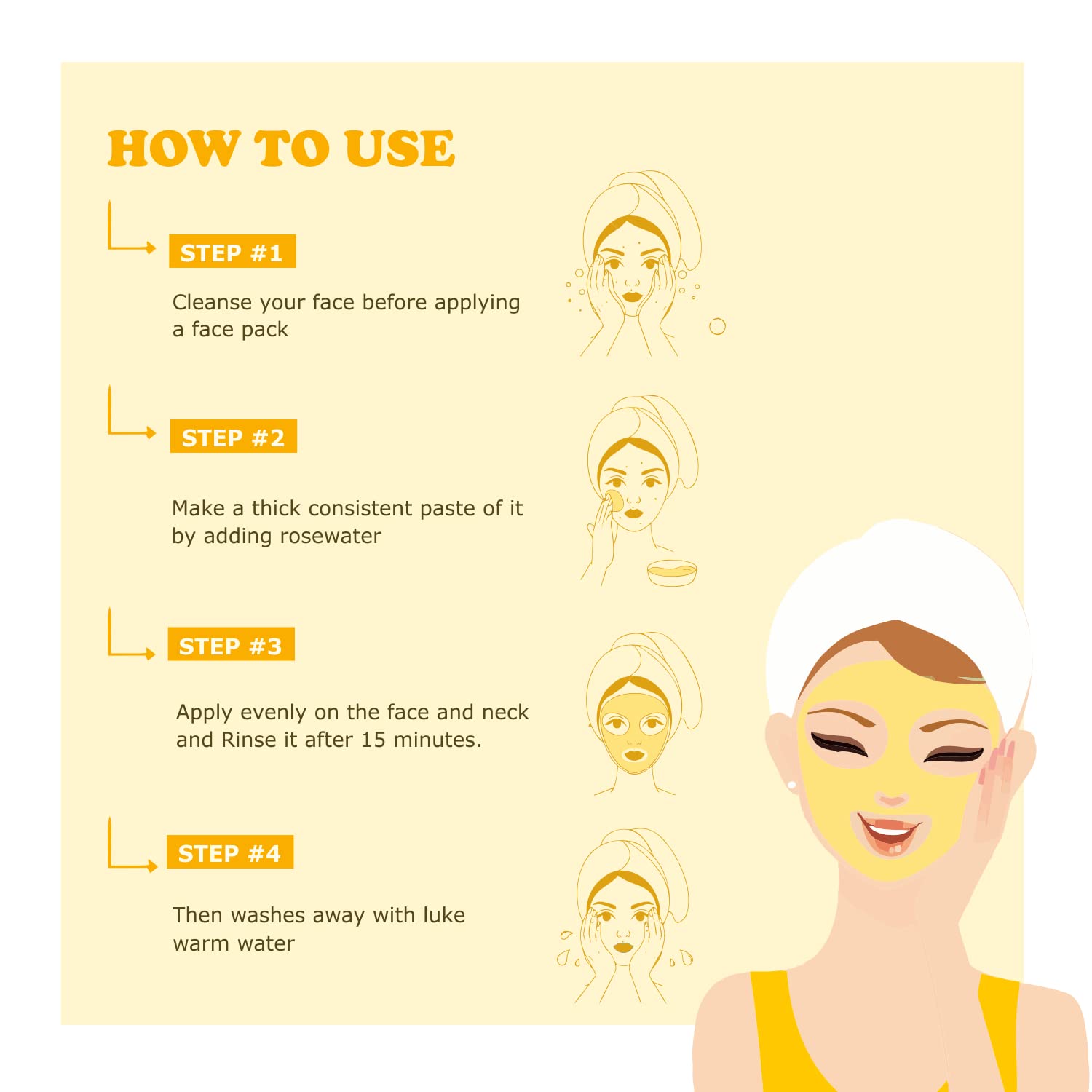 Organic Turmeric & Orange Face Brightening Powder - Reduces Pigmentation, Wrinkles & Scars | Natural Skin Care for All Skin Types | 75g (Pack of 2) | Perfect for Daily Glow Routine & Spa Treatments