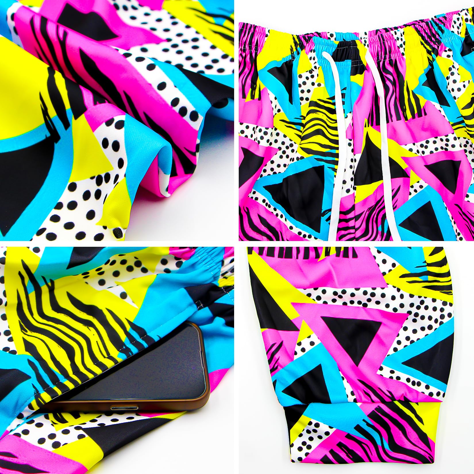 80s 90s Retro Men's Jogger Pants - Funny Printed Sweatpants for Workout, Running & Casual Wear | Athletic Track Pants with Pockets | Perfect for Gym, Lounge & Street Style