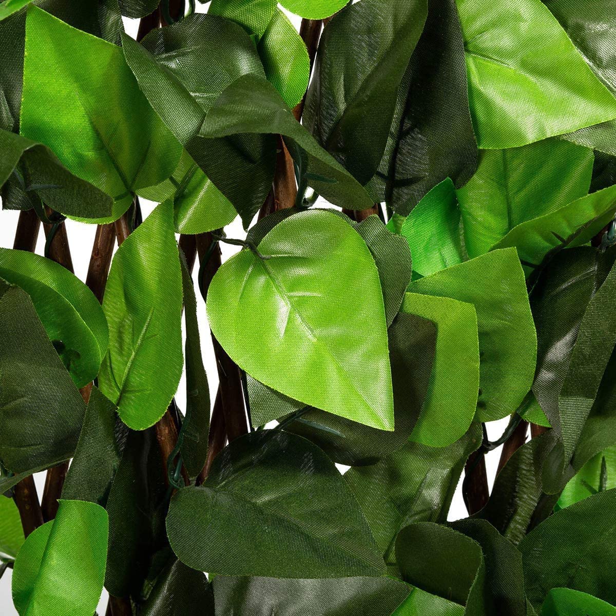 DOEWORKS Expandable Fence Privacy Screen for Balcony, Patio & Outdoor - Faux Ivy Fencing Panel for Garden, Backyard & Home Decor (4 Pack) - Perfect for Creating Private Outdoor Spaces & Enhancing Landscape Design
