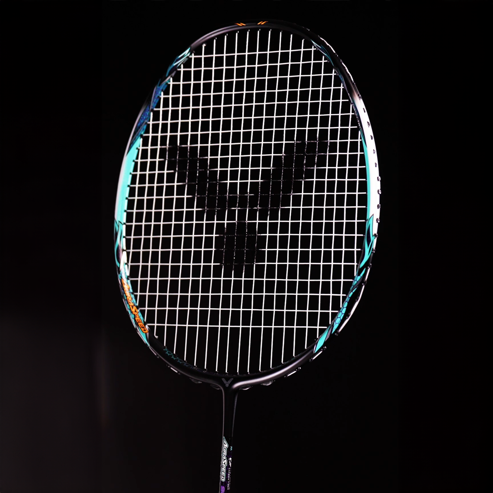Victor AuraSpeed 90K Metallic Badminton Racket (ARS 90K METALLIC) - Professional Carbon Fiber Shuttlecock Racket for Competitive Play - Preorder Now for Tournament & Training Use