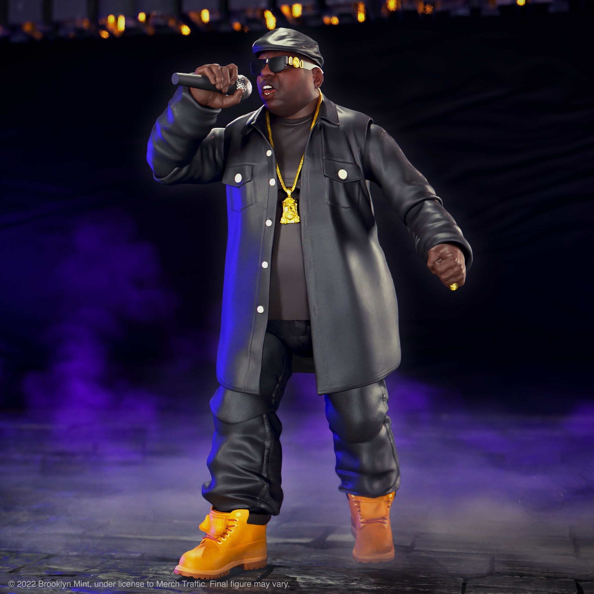 Super7 Notorious B.I.G. Biggie Wave 1 Ultimates! Action Figure - Collectible Hip-Hop Music Memorabilia for Fans & Display