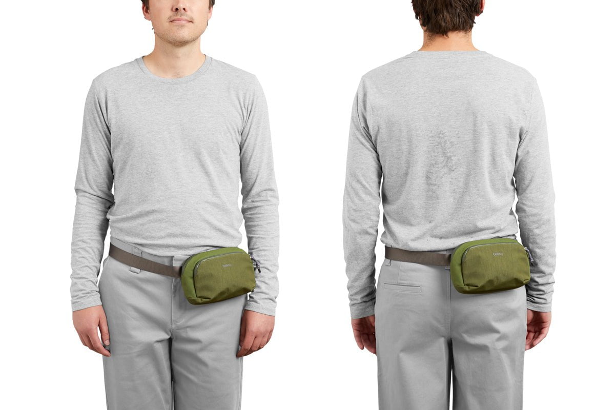 Bellroy Venture Hip Pack 1.5L - Water-Resistant Waist Bag for Travel, Hiking & Everyday Use - Compact Crossbody Fanny Pack with Adjustable Strap (Black)