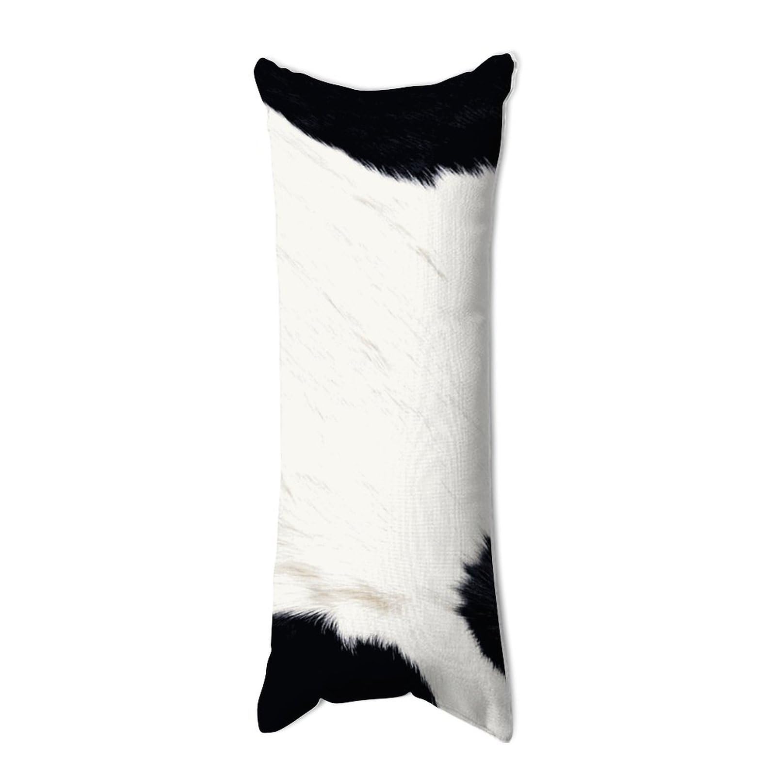 Cow Print Body Pillow Cover 20x54 Inches - Soft & Breathable Pillowcase with Hidden Zipper for Hair & Skin Care - Perfect for Anime Fans, Pregnancy Support & Bedroom Decor (20