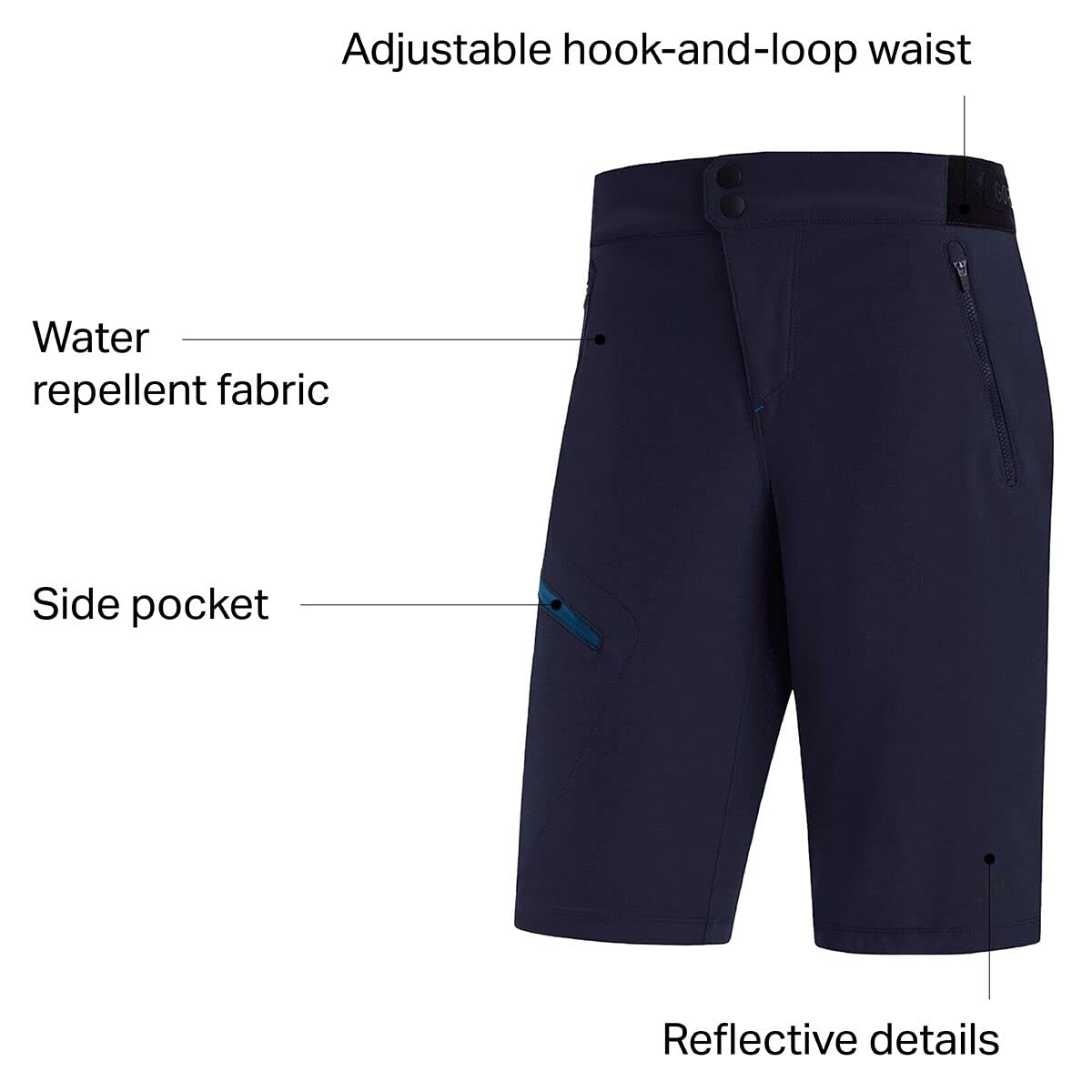 GORE WEAR C5 Women's Running Shorts - Lightweight, Breathable & Quick-Dry for Outdoor Workouts, Jogging & Gym Training