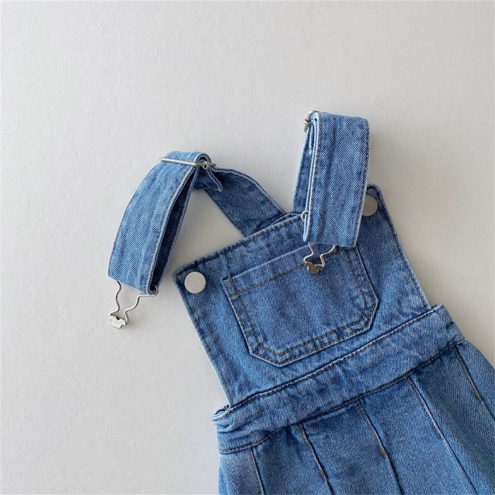 Girls Denim Overalls & Pleated Dress Set - Summer Toddler Outfit for 6 Months to 6 Years | Playtime, Birthday & Casual Wear