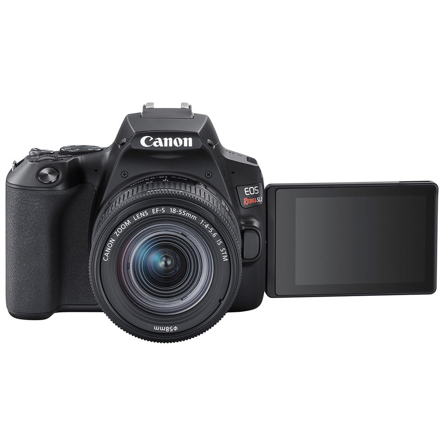 Canon EOS Rebel SL3 DSLR Camera Bundle with 15-55mm & 75-300mm Lenses + 500mm Telephoto Lens | 64GB Memory Card, Tripod & 27-Piece Accessory Kit (Renewed) - Perfect for Travel Photography, Wildlife Shooting & Beginner Photographers