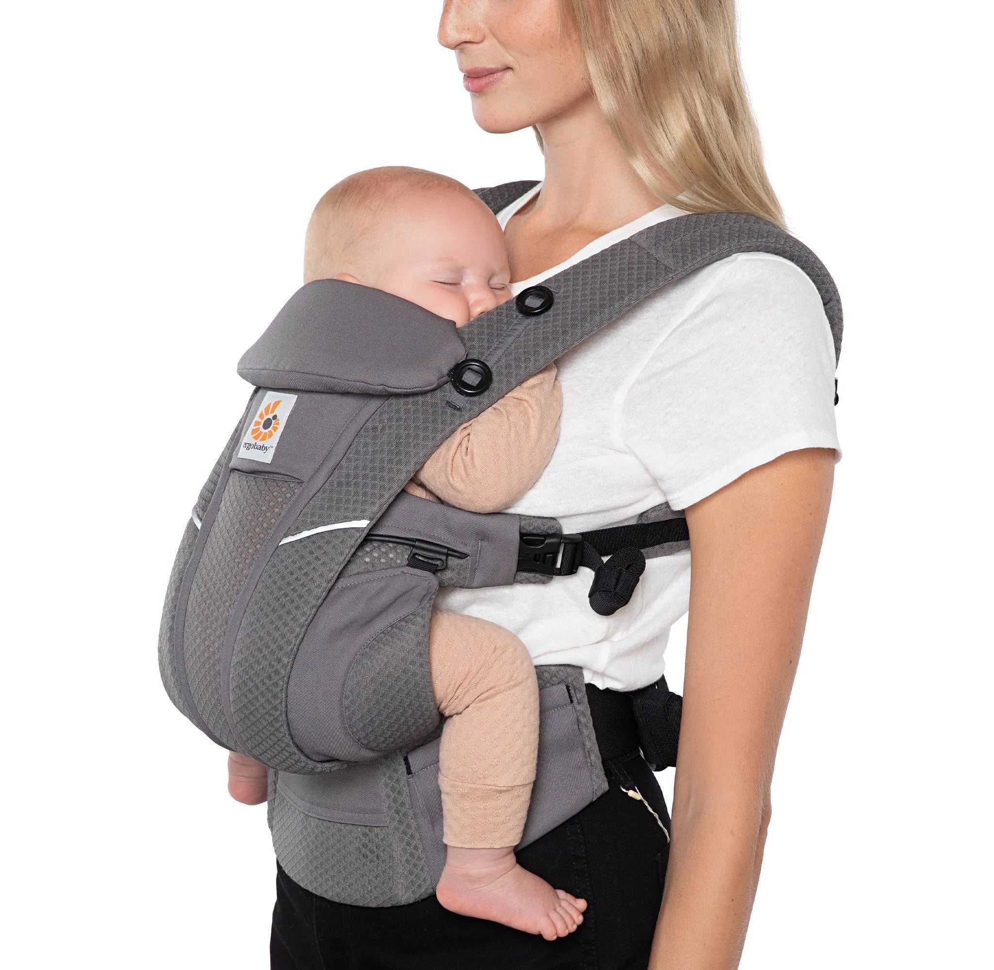 Omni Breeze All-Position Mesh Baby Carrier - Lightweight & Breathable for Newborn to Toddler (Graphite Grey) | Perfect for Hiking, Travel & Everyday Use
