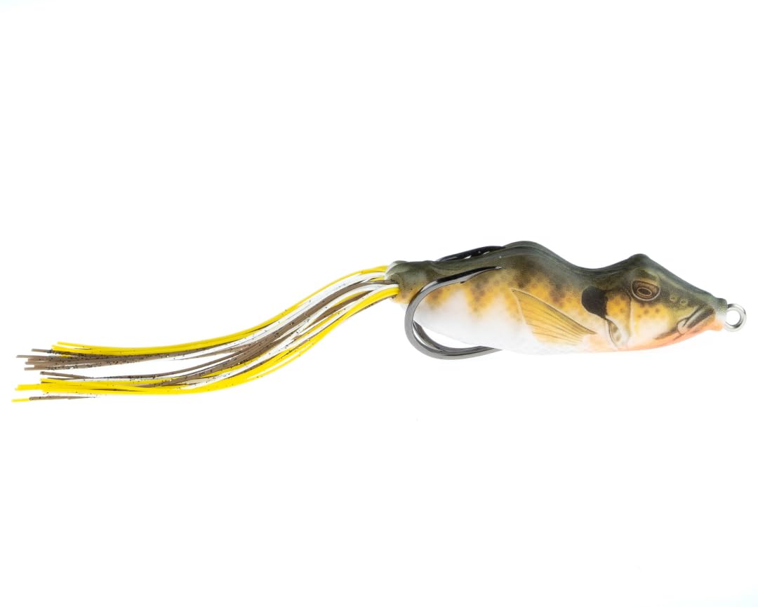 Bobby's Perfect Hollow Body Frog Lure - Topwater Bass Fishing Bait for Weedless Frog Fishing in Lakes & Ponds