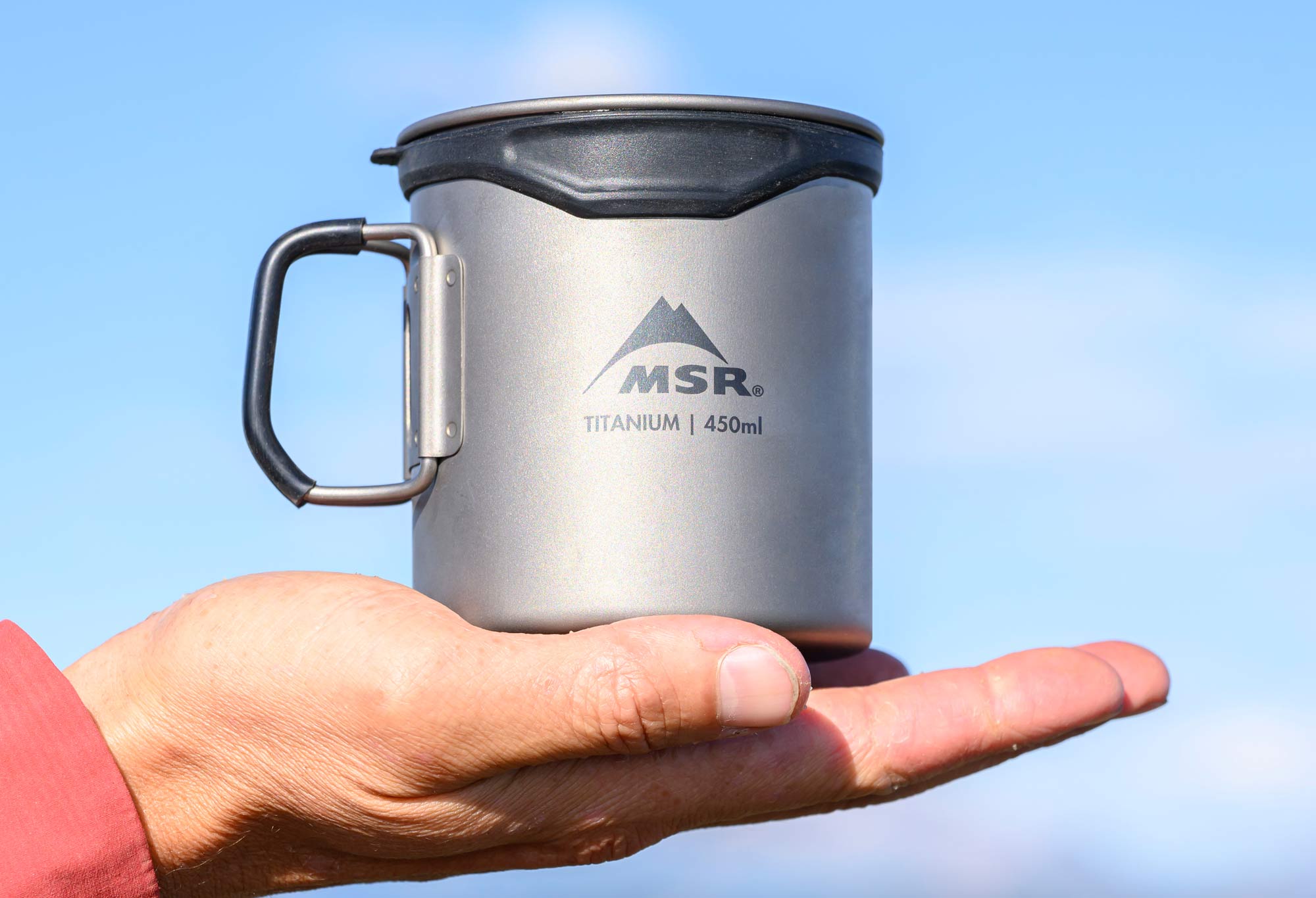 MSR Titan Cup 1 - Lightweight Titanium Camping Cookware for Backpacking, Hiking & Outdoor Adventures - Perfect for Boiling Water & Cooking Meals in Wilderness