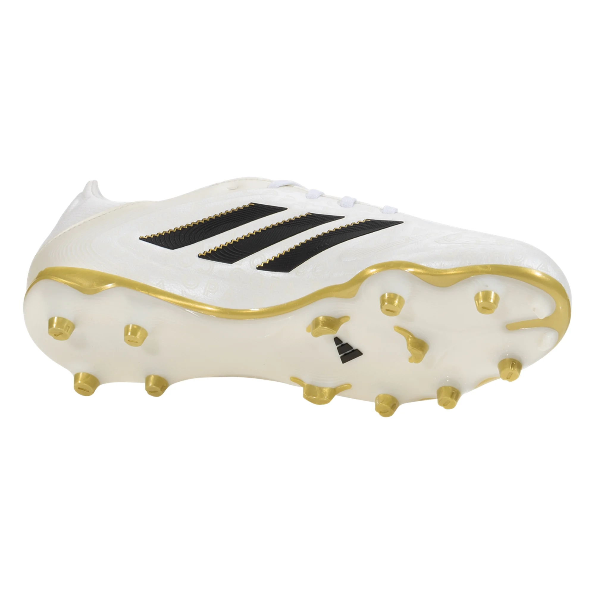 adidas Copa Pure III League Firm Ground Multi Ground Soccer Cleats for Men - Zero Metallic/Black/Gold Metallic | Lightweight Football Shoes for Training & Matches | Perfect for Turf & Natural Grass Fields