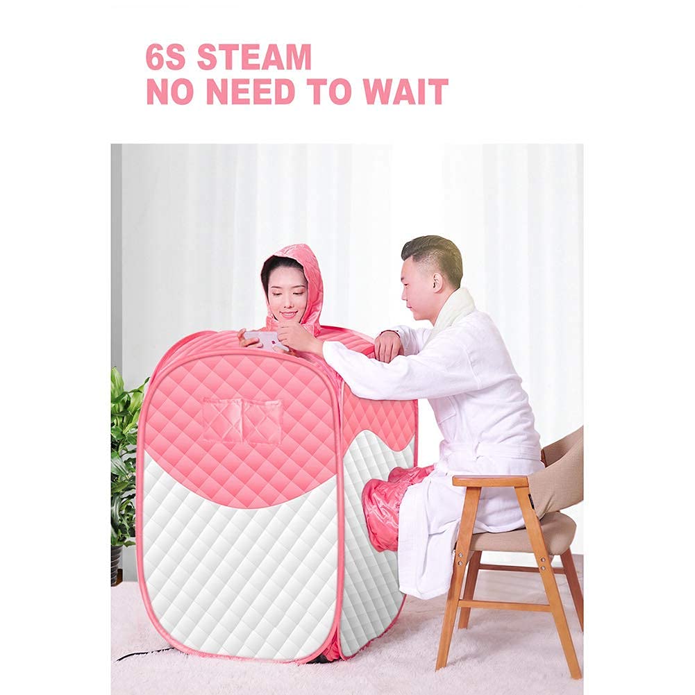 Portable Foldable Personal Steam Sauna Tent for Home Spa - Full Body Detox Therapy, Muscle Pain Relief & Weight Loss | Yellow Steam Room for Wellness & Relaxation | Perfect for Home Use, Gym Recovery, Post-Workout & Stress Relief | Ideal for Yoga, Meditation & Self-Care Sessions
