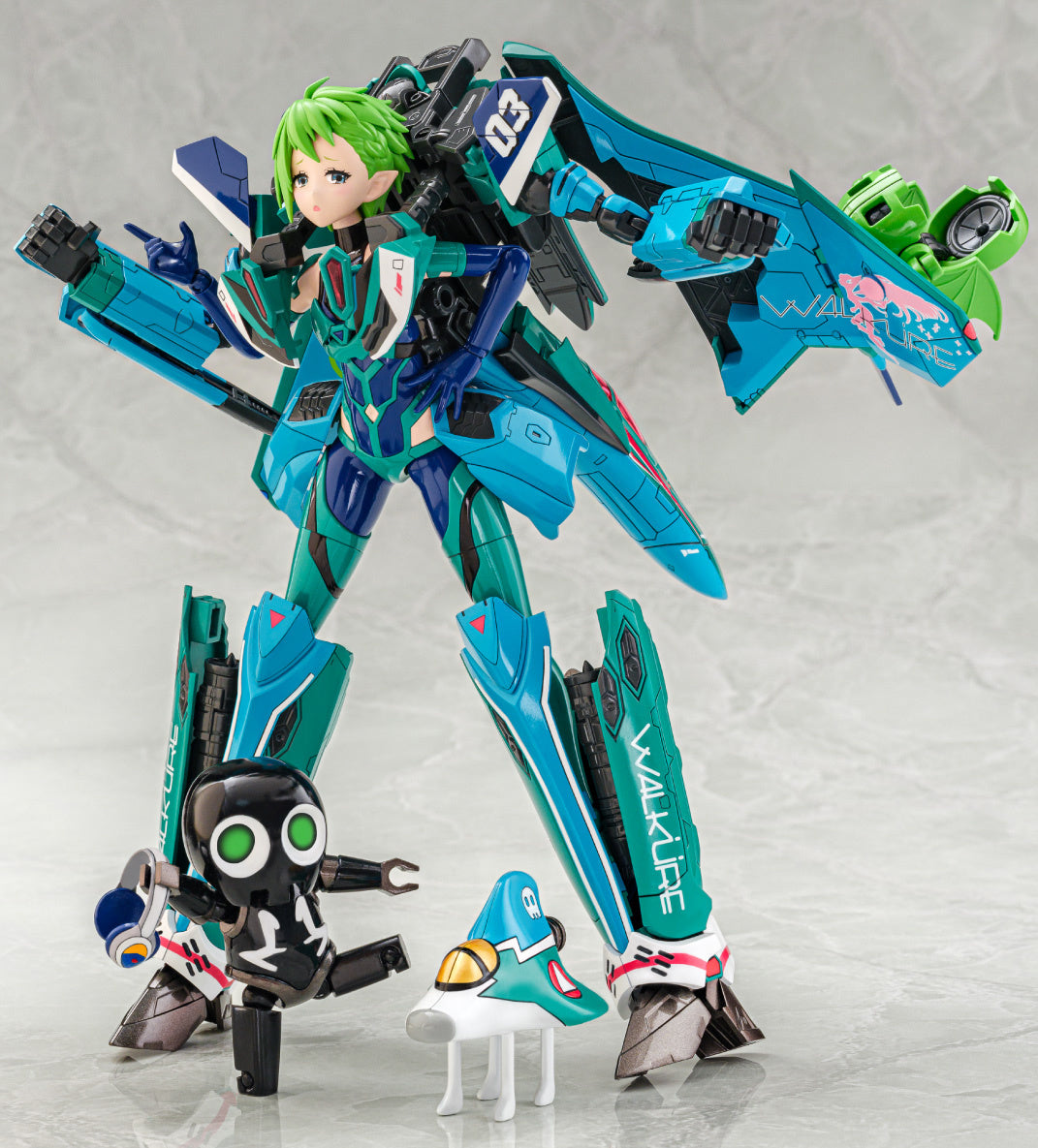 Aoshima Macross Delta VFG Variable Fighter Girls VF-31A Kairos Reina Prowler 1/72 Scale Model Kit - Anime Collectible for Display & Gundam Fans