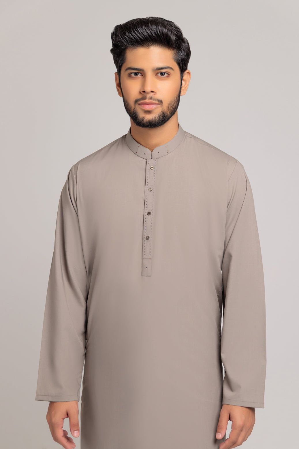 Blended Earth Kurta Shalwar Set - Traditional Pakistani Cotton Outfit for Men - Perfect for Eid, Weddings & Cultural Events