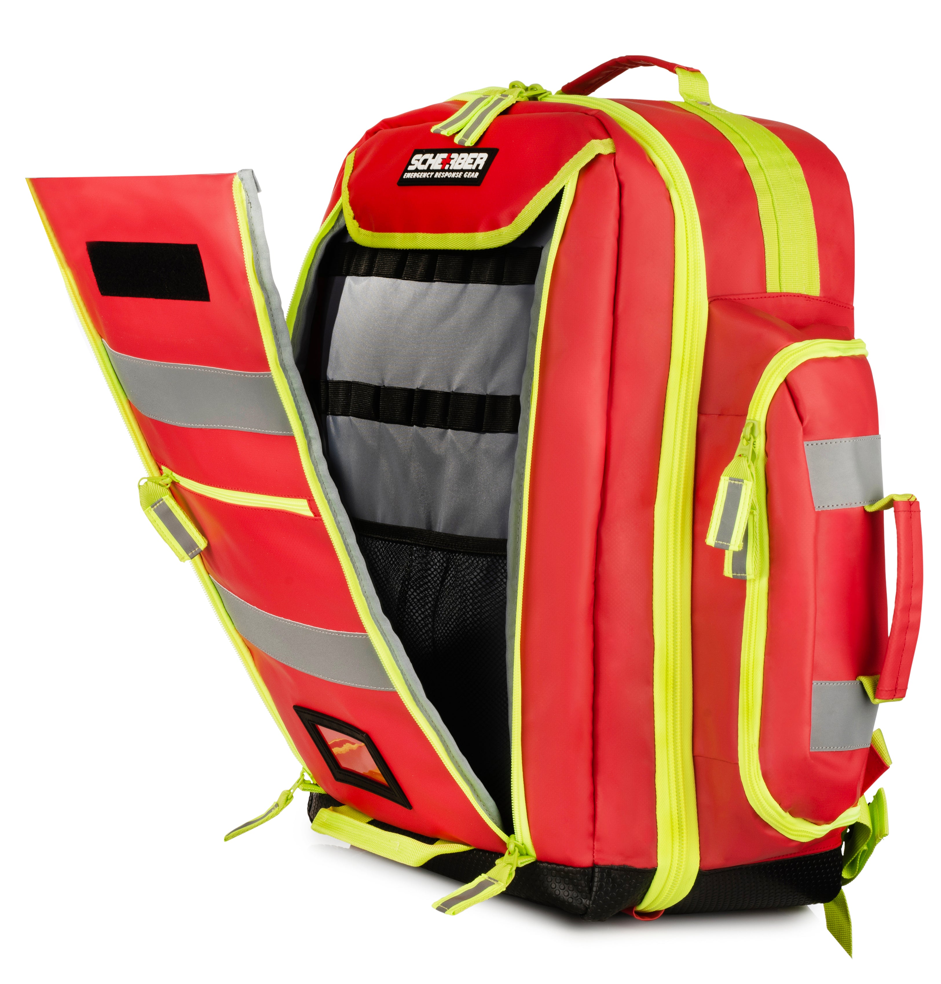 Scherber Ultimate First Responder Trauma O2 Backpack - Fully Stocked Emergency Medical Kit for EMTs, Paramedics & First Responders - Perfect for Emergencies, Disaster Relief & Outdoor Adventures