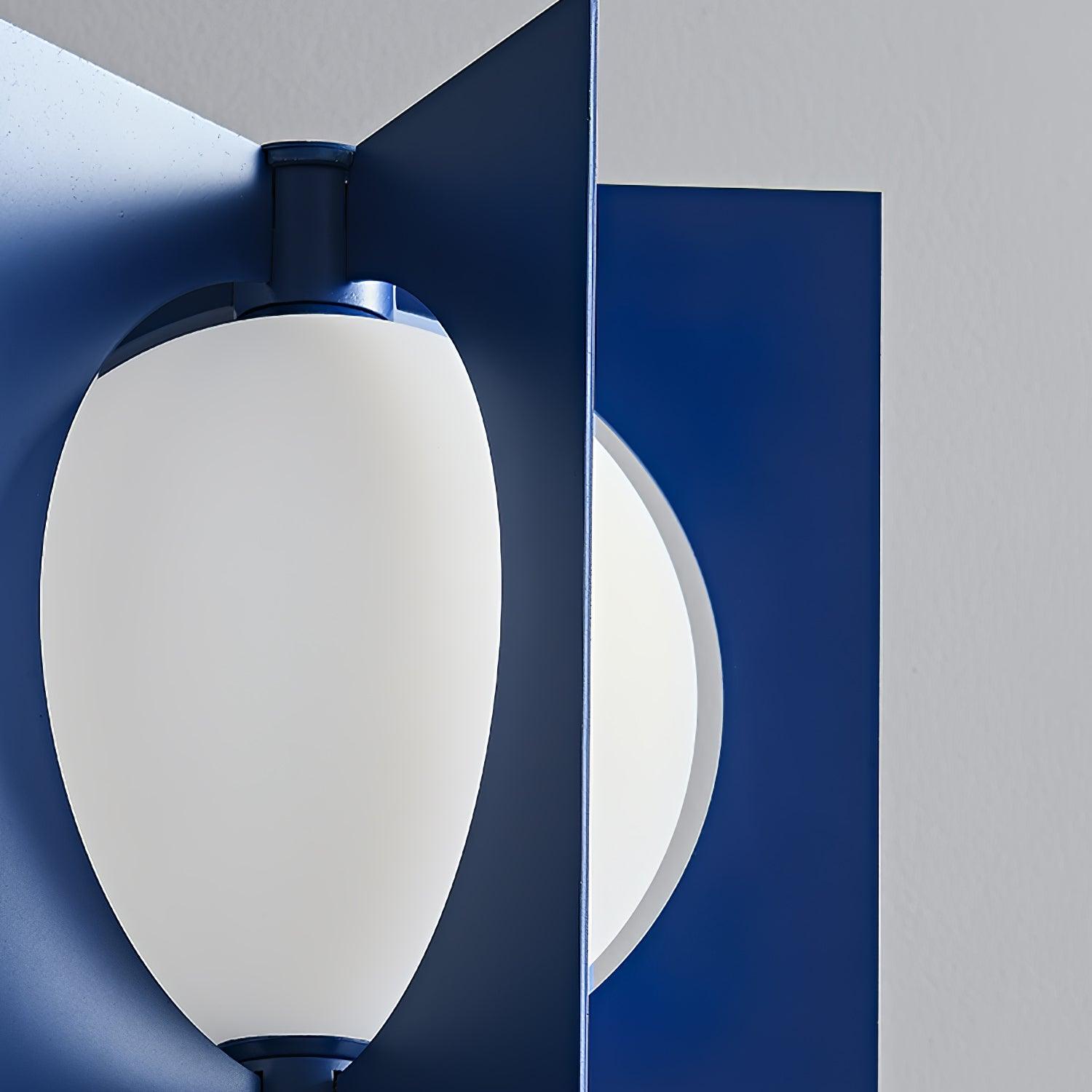 Blue Kleos Floor Lamp - Modern LED Standing Light for Living Room, Bedroom & Office - Adjustable Brightness & Energy Efficient
