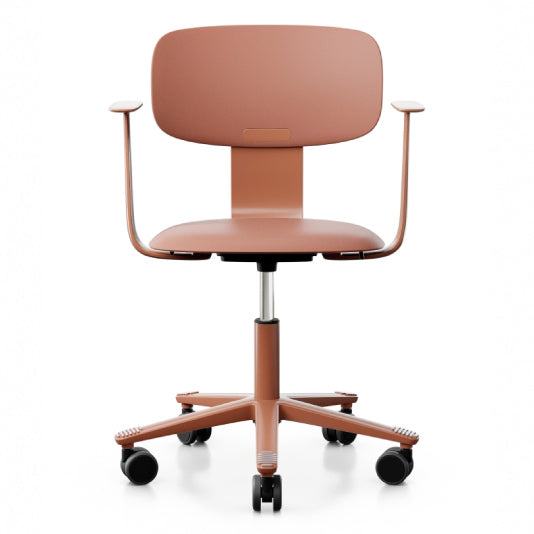 HÅG Tion 2100 Ergonomic Office Chair - Blush Rose Pink Mesh Back Support for Home & Workspace Comfort
