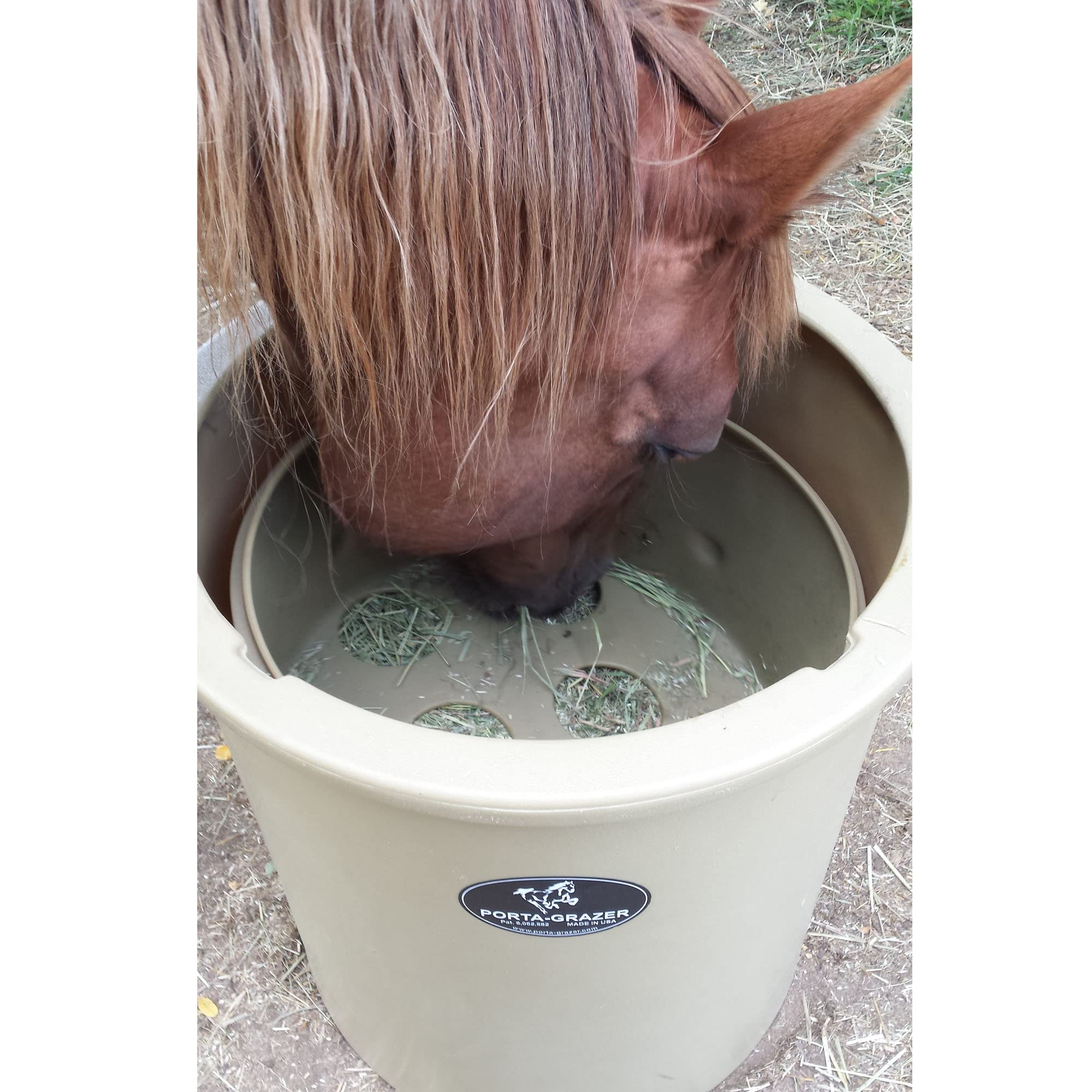 XL Slow Hay Horse Feeder - Large Capacity Grazing Net for Horses, Ponies & Livestock - Perfect for Pasture, Stable & Trail Riding
