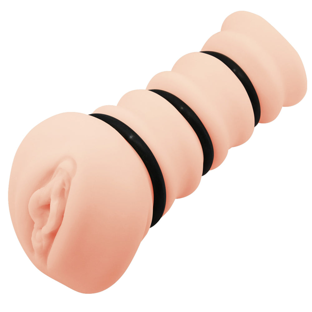 Crazy Bull Rossi Realistic Vagina Masturbator with Adjustable Tightness Rings - Lifelike Male Pleasure Toy for Solo Play & Couples Use