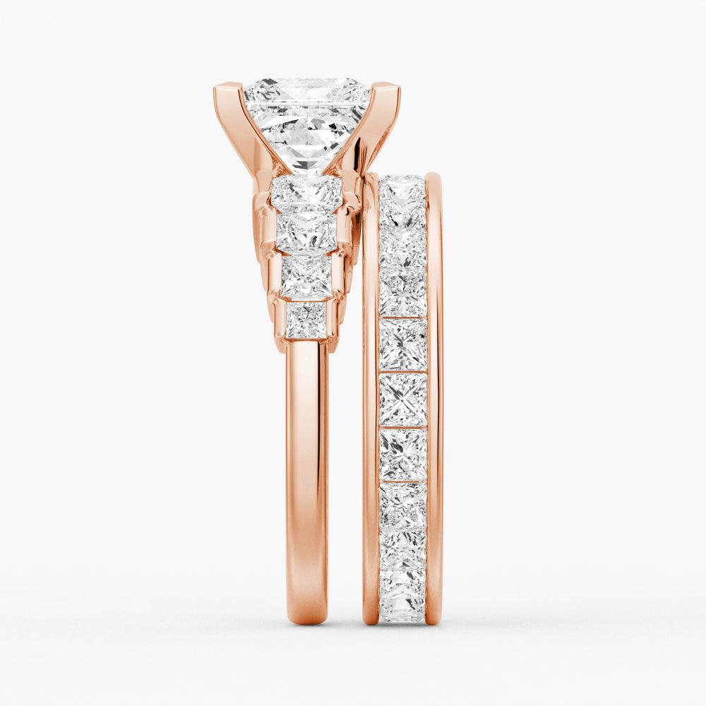 Exquisite Cinderella-Inspired Princess Cut Moissanite Engagement Ring for Women - Perfect for Proposals, Anniversaries & Special Occasions