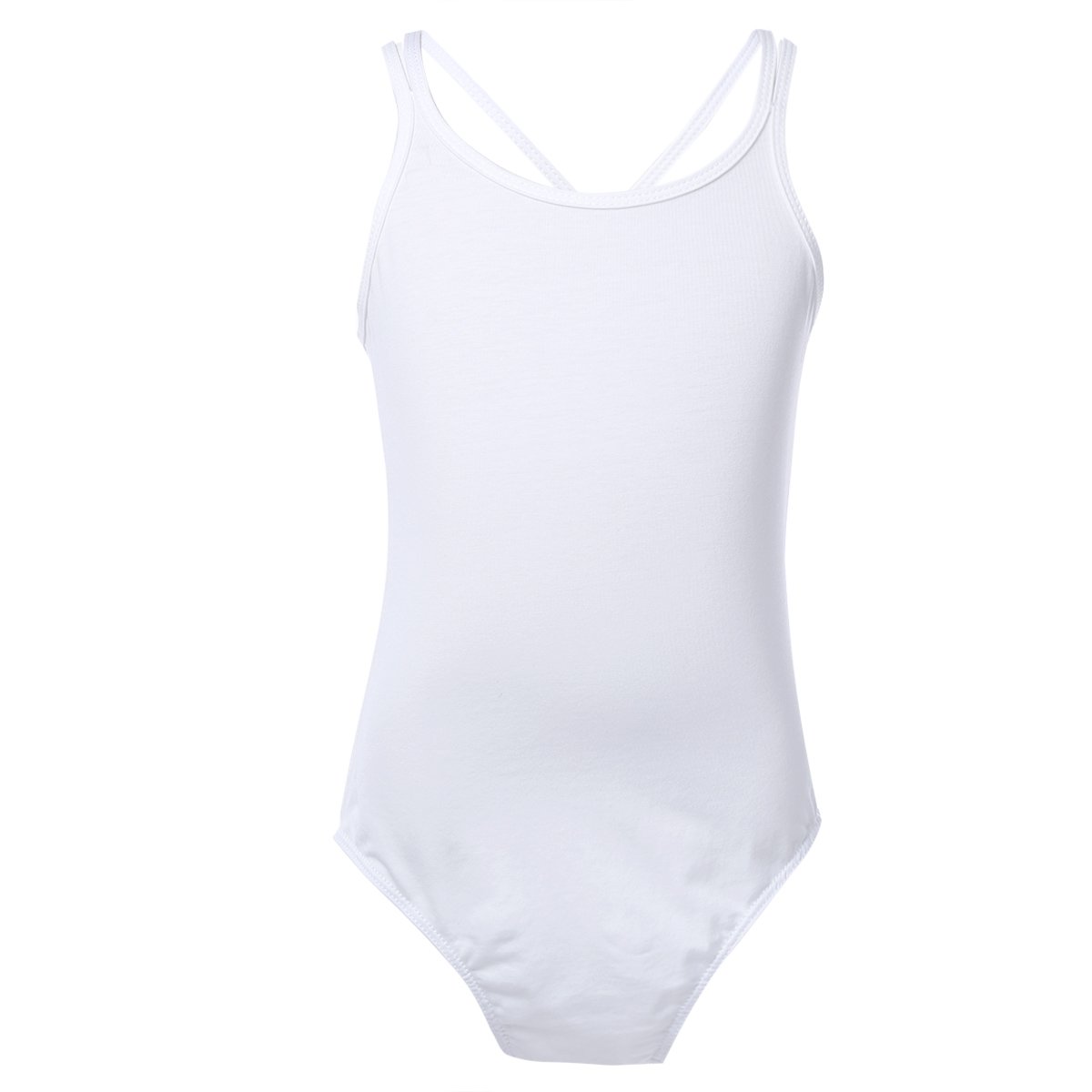 Girls Dance Leotard - Ballet Gymnastics One-Piece Jumpsuit with Double Criss Cross Straps | Perfect for Ballet Class, Recitals & Dance Competitions