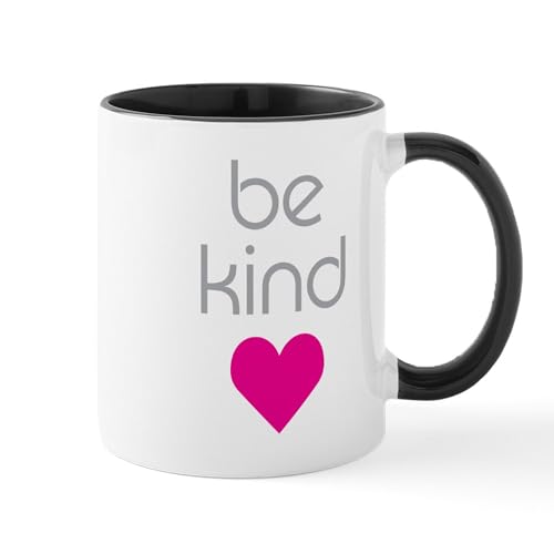 White/Black Inside - Be Kind Mug