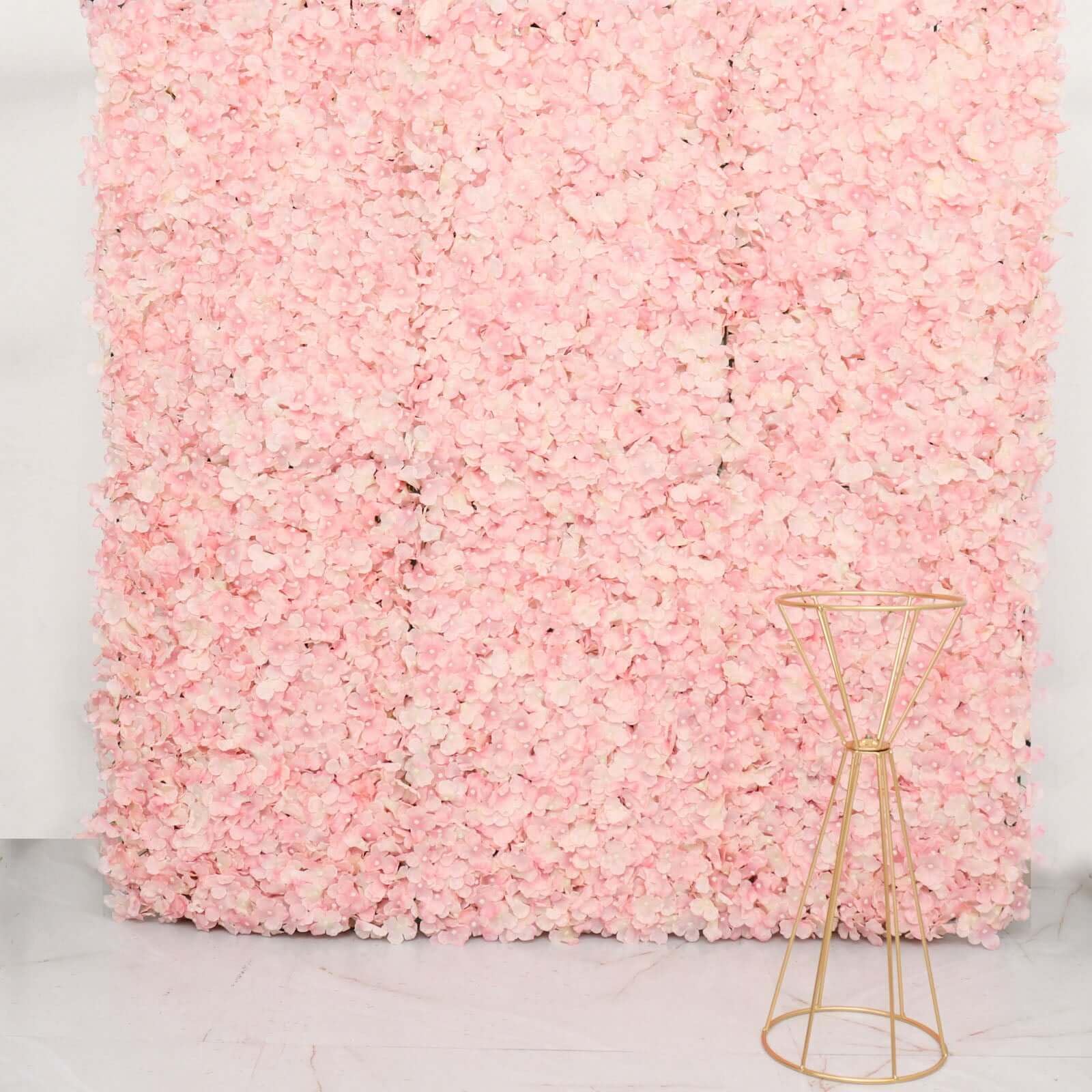 4 PCS Blush Silk Hydrangea Flowers - Wedding Centerpiece Decor, DIY Floral Arrangements, Party & Home Decoration for Tables, Walls, Events - Elegant Artificial Hydrangeas for Wedding, Baby Shower, Birthday Party Decorations