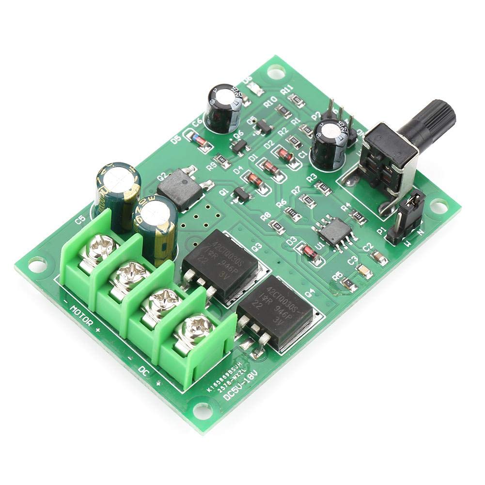 PWM DC Motor Speed Controller - 12V 24V Adjustable Motor Drive Module with Switch - Perfect for DIY Robotics, CNC Machines, and Industrial Automation Projects