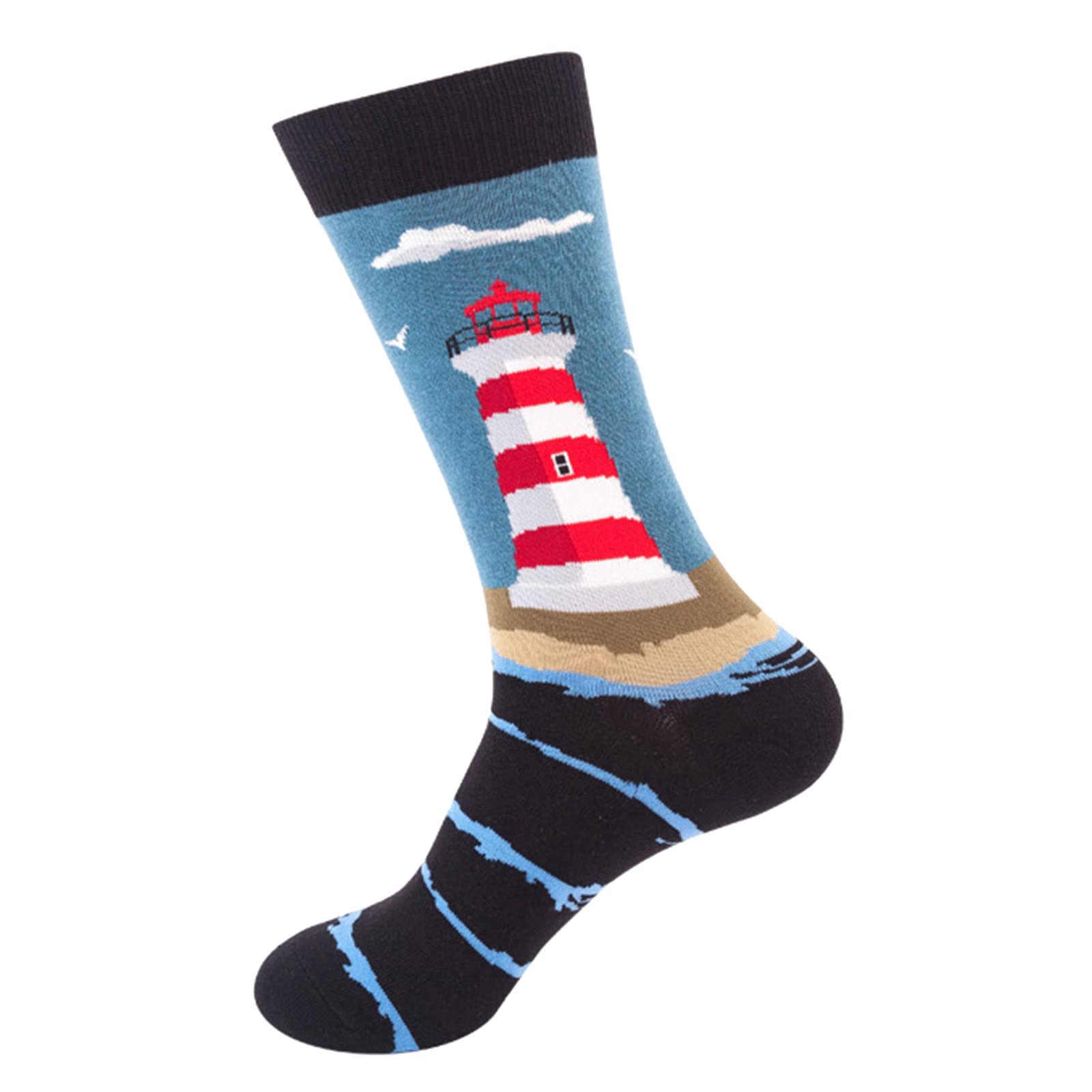 Funky Colorful Novelty Women's Ankle Socks - Comfortable Casual Compression Socks for Everyday Wear - Perfect Gift for Mom, Workout, Yoga & Lounge
