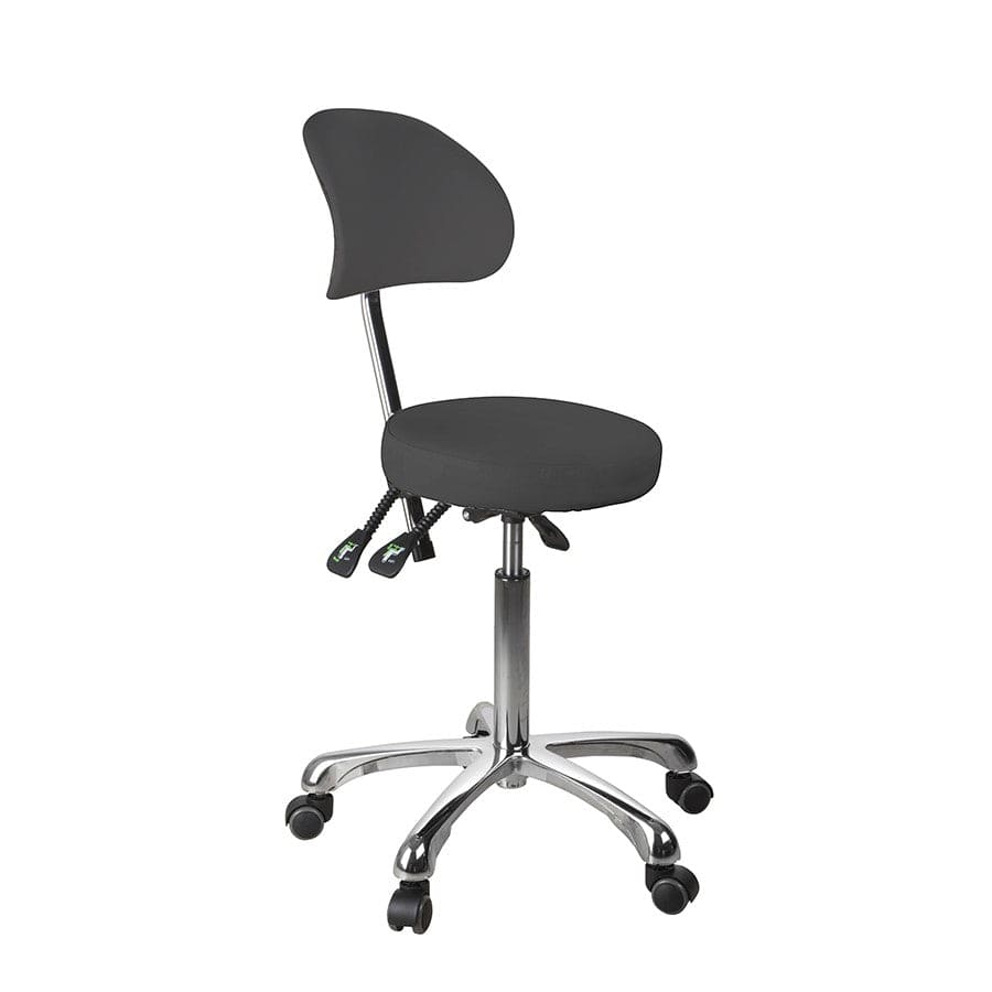 Professional Adjustable Beautician & Salon Stool 1025B - Ergonomic Hydraulic Hairdressing Chair for Barber Shops, Salons & Home Use