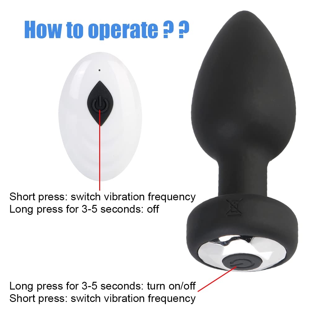 Fyuasto 10-Speed Vibrating Butt Plug for Men & Women - Remote Control Prostate Massager & Anal Stimulator | Perfect for Couples Play, Solo Pleasure & BDSM Exploration