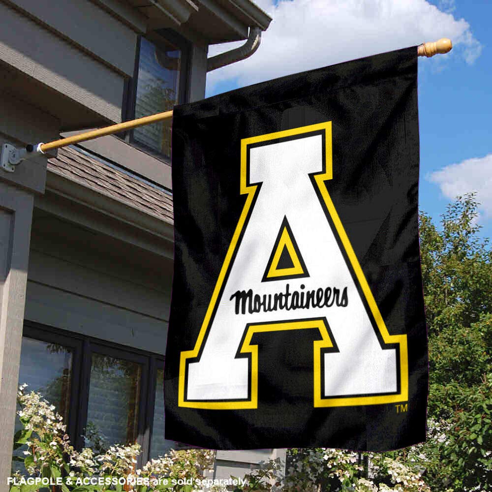 App State Mountaineers Double Sided House Flag - Durable Outdoor College Banner for Game Day & Tailgating - Show Your Team Spirit with This Vibrant Appalachian State University Decoration