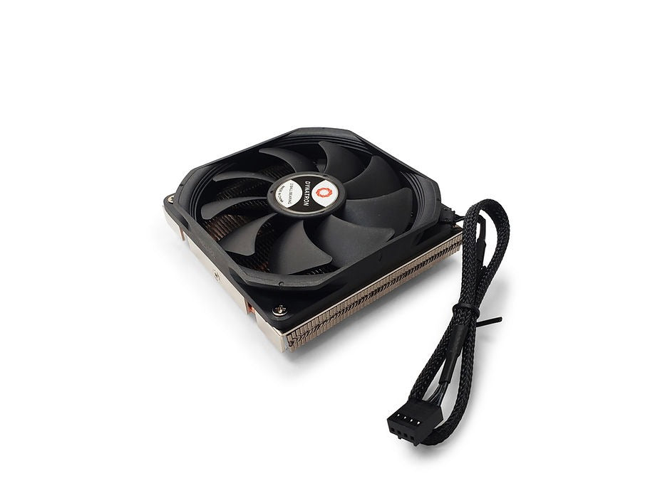 Dynatron U10 Mini ITX CPU Cooler for AMD & Intel Processors - 1.5U Active Cooling Solution for Compact PC Builds, Gaming Rigs & Home Theater Systems
