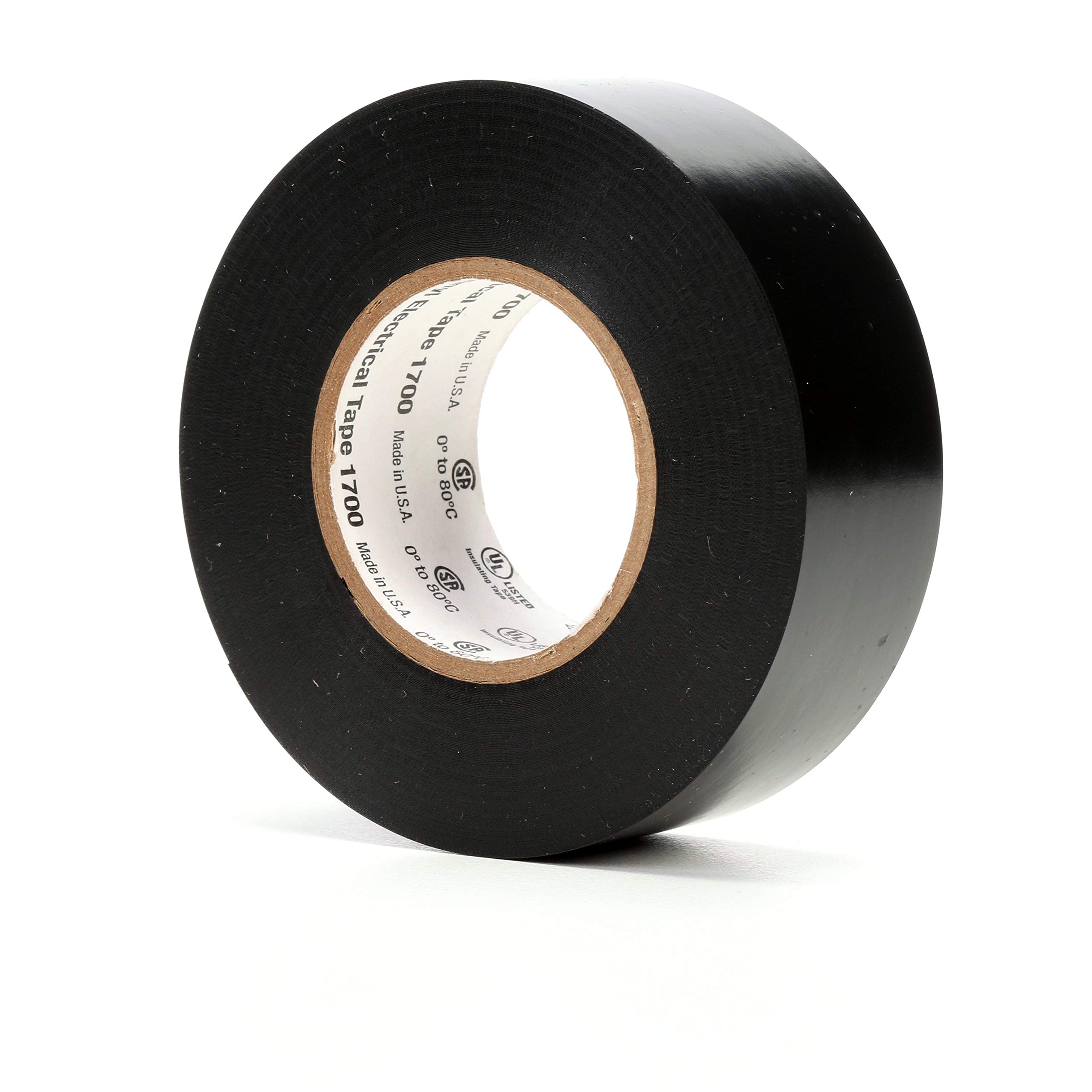 3M Vinyl Electrical Tape 1700, 1 Inch x 66 Feet, 99 Rolls, Black - Waterproof Insulating Tape for Electrical Wiring, Automotive Repairs & DIY Projects