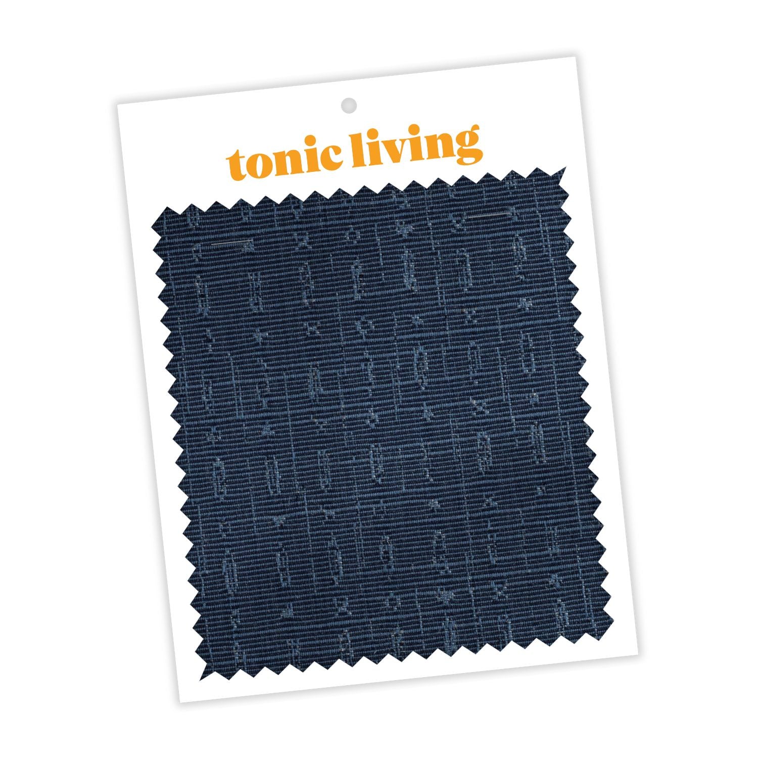 Premium Sunbrella Outdoor Fabric in Indigo Blue - Durable & UV-Resistant for Patio Furniture, Cushions & Awnings - Free Swatch Sample Included