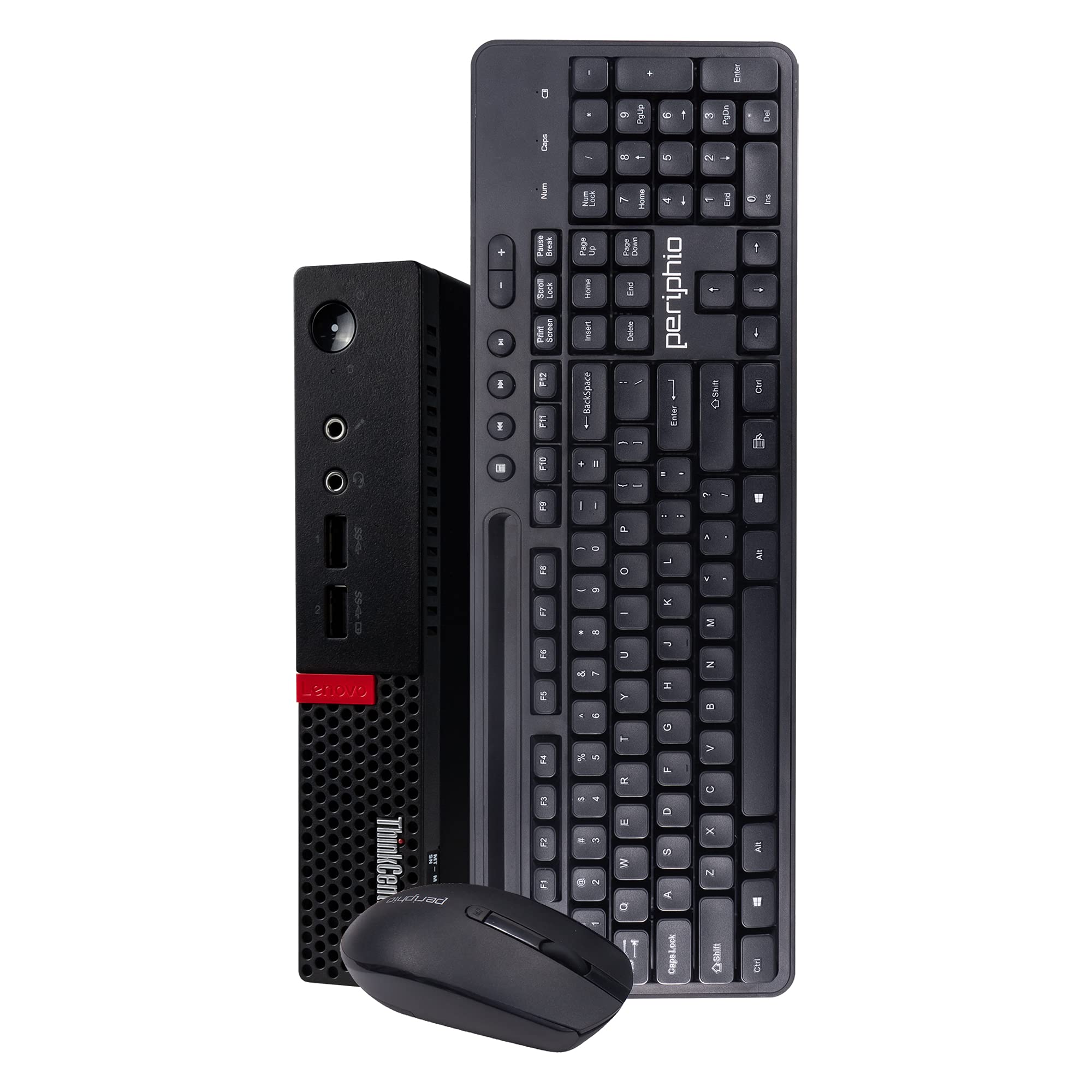 Renewed Lenovo ThinkCentre M900 Tiny Desktop PC - Intel Core i5 Quad-Core, 16GB RAM, 512GB SSD, Win 10 Pro | Wireless Keyboard & Mouse Included | Perfect for Home Office, Business & Remote Work
