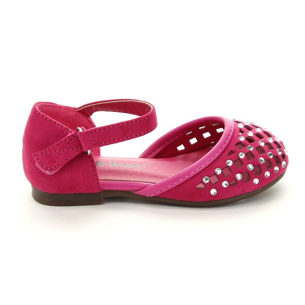 Capano Toddler Girls Rhinestone Sandals Fuchsia Size 8 - Perfect for Parties & Play