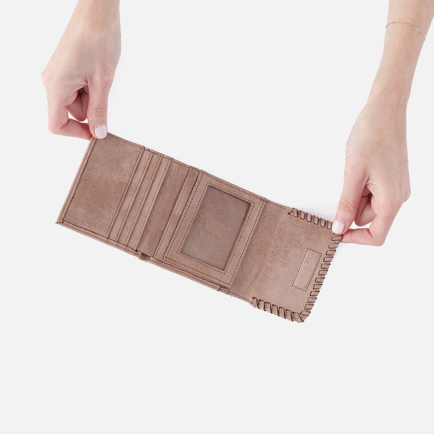 Premium Buffed Leather Small Wallet for Women & Men - Slim Minimalist RFID Blocking Hazel Brown Wallet - Perfect for Travel, Everyday Use & Gift Giving