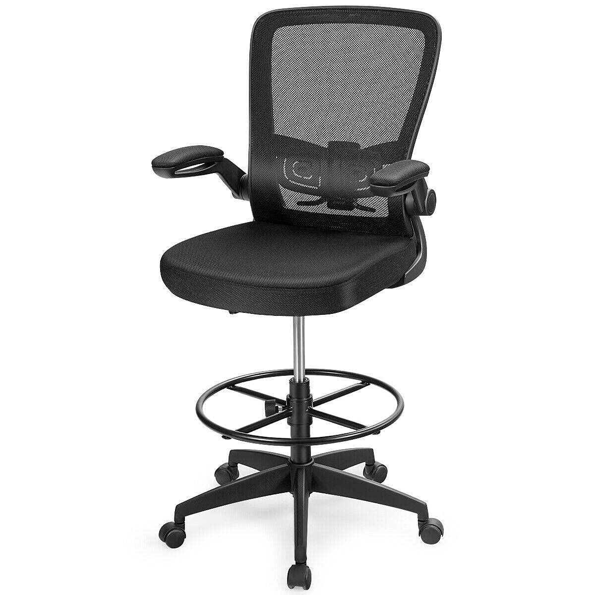 Ergonomic Swivel Office Chair with Lumbar Support - Adjustable Height Gaming & Computer Chair for Home Office, Desk Work, and Gaming Setup - High Back Comfort for Long Hours Sitting