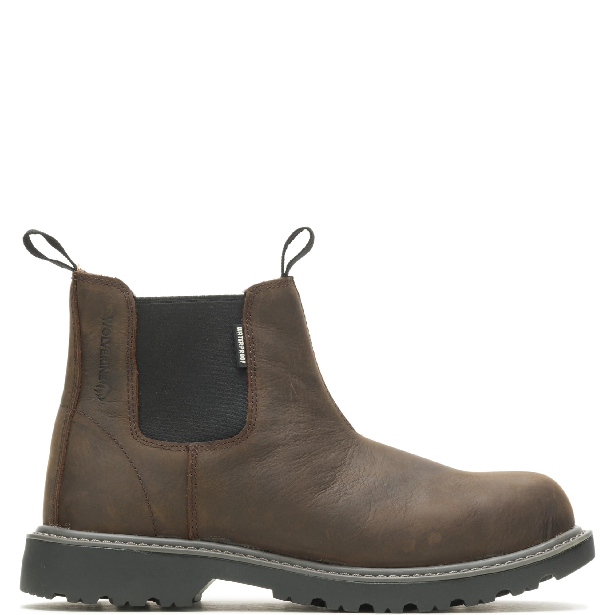 Wolverine Men's Floorhand Romeo Waterproof Work Boot - Steel Toe, Slip Resistant, Comfortable for Construction, Oil Rig & Outdoor Work