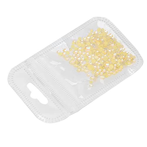 Non-Toxic Semi-Circular Nail Beads - 5 Color DIY Nail Art Decorations for Dustproof Phone Case Customization & Nail Making (10 Pack) - Perfect for Home Manicures, DIY Crafts & Personalized Phone Accessories