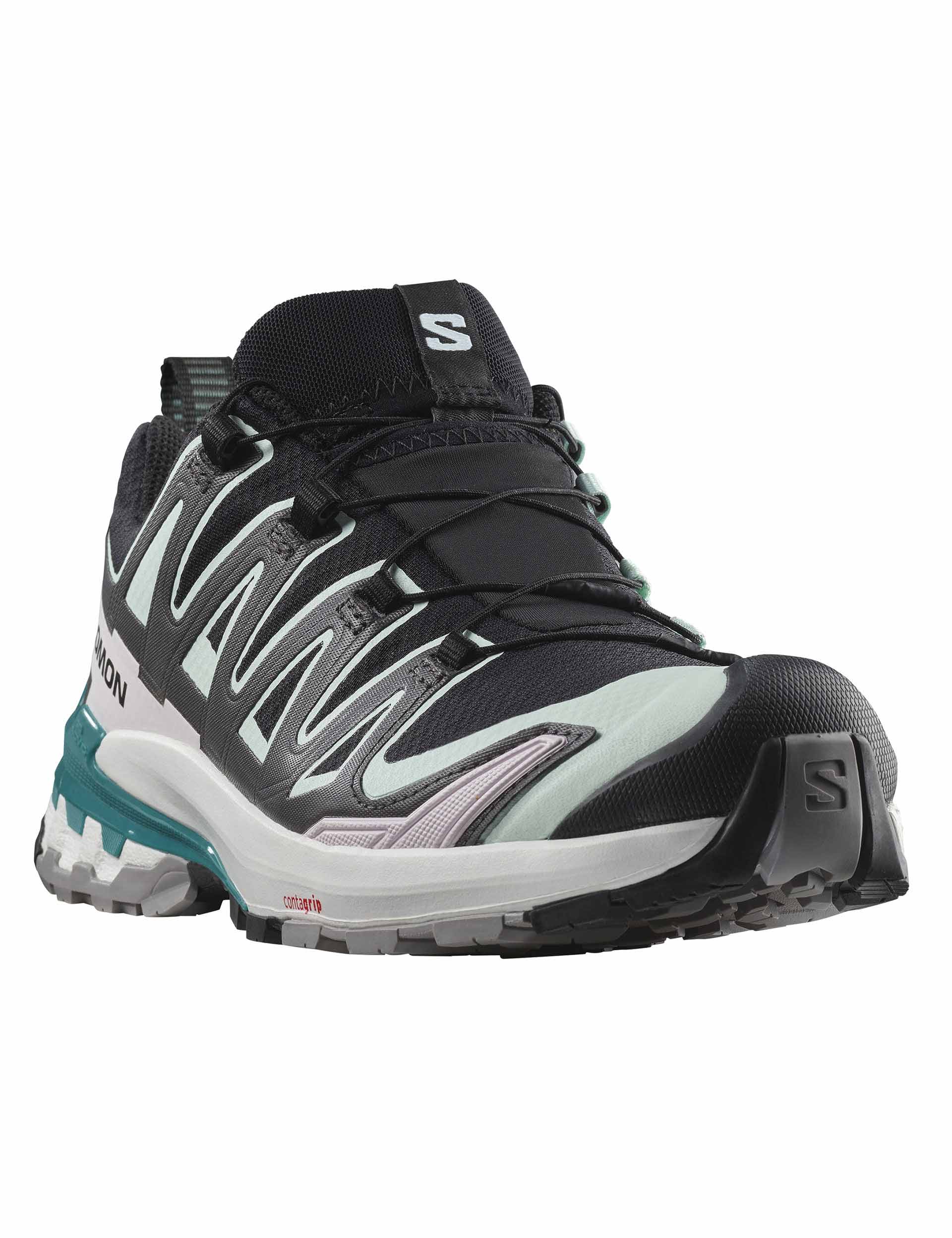 XA Pro 3D V9 Gore-Tex Trail Running Shoes - Black/Bleached Aqua/Harbor Blue | Waterproof Hiking & Outdoor Adventure Footwear for Men & Women