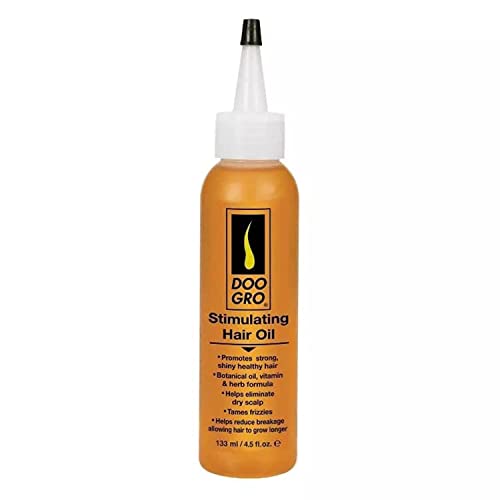 Doo Gro Stimulating Hair Growth Oil, 4.5 oz - Promotes Thicker, Stronger Hair for Men & Women - Perfect for Daily Scalp Massage & Natural Hair Care Routine