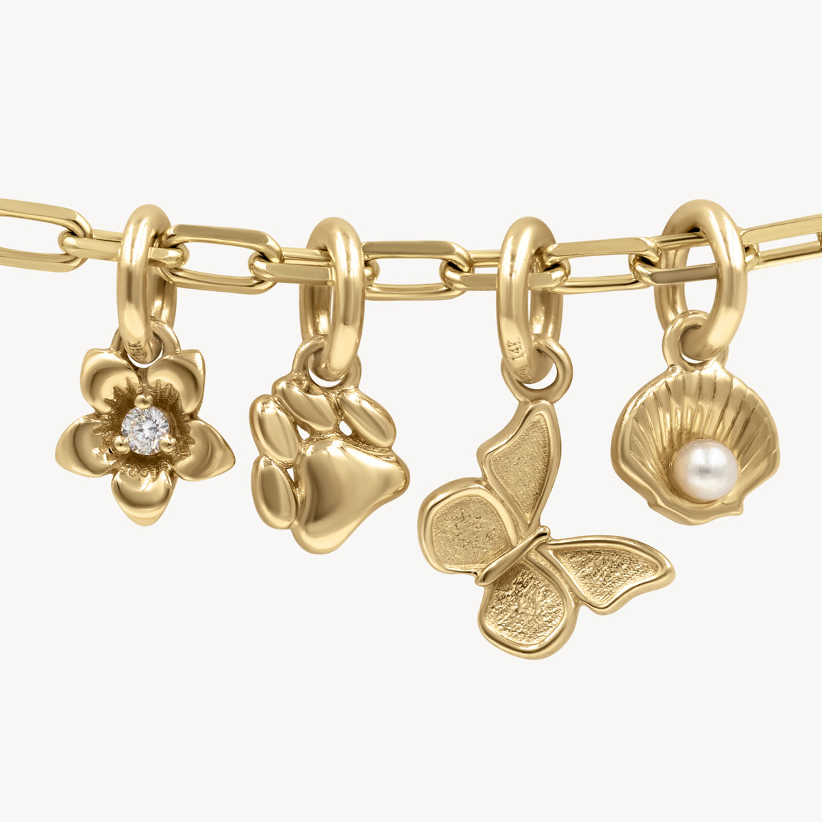 Mini Golden Charms for Jewelry Making - DIY Craft Beads, Bracelet & Necklace Supplies - Perfect for Gift Giving, Party Favors, and Home Decor