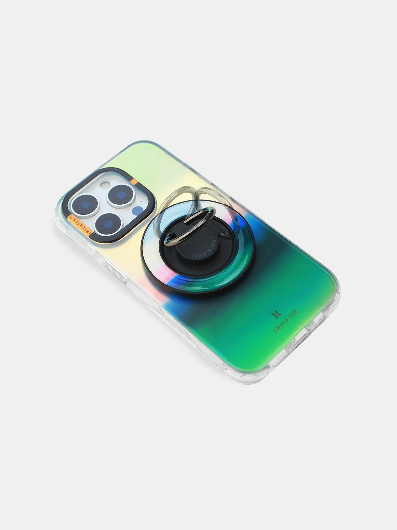 Serene Horizon Ring Spinner Stand - Magsafe Compatible Phone Holder for iPhone 15/14/13, Green - Perfect for Office Desk, Car Dashboard & Nightstand Organization